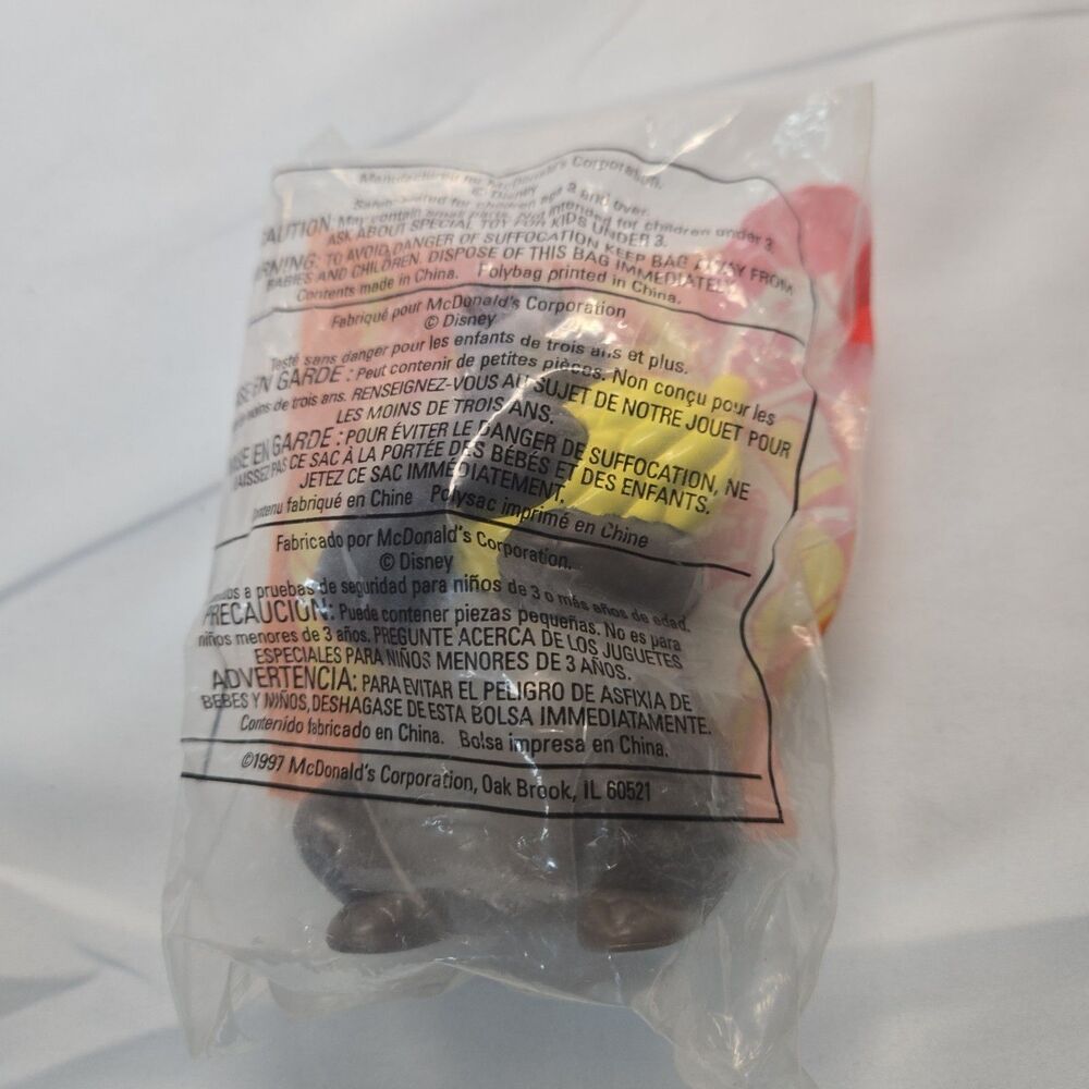 McDonald's Disney Jungle Book Toy Baloo Bear w Bananas Candy Holder Vintage 1997